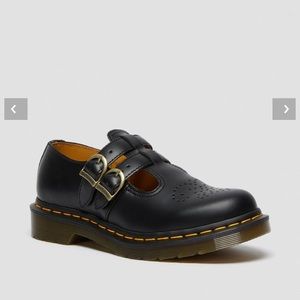 Dr Marten 8065 Smooth Leather Mary Jane Shoes Sz 7